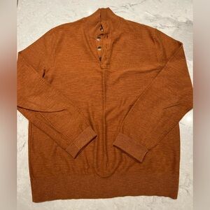 Red Ale by Alesbury Men’s Medium Brownish Orange 100% Cotton Sweater